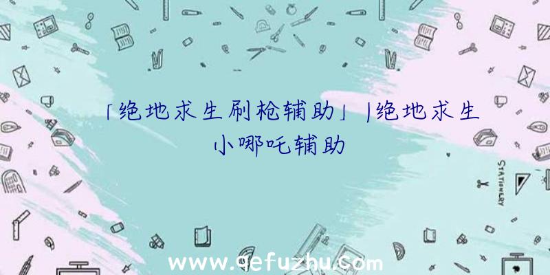 「绝地求生刷枪辅助」|绝地求生小哪吒辅助